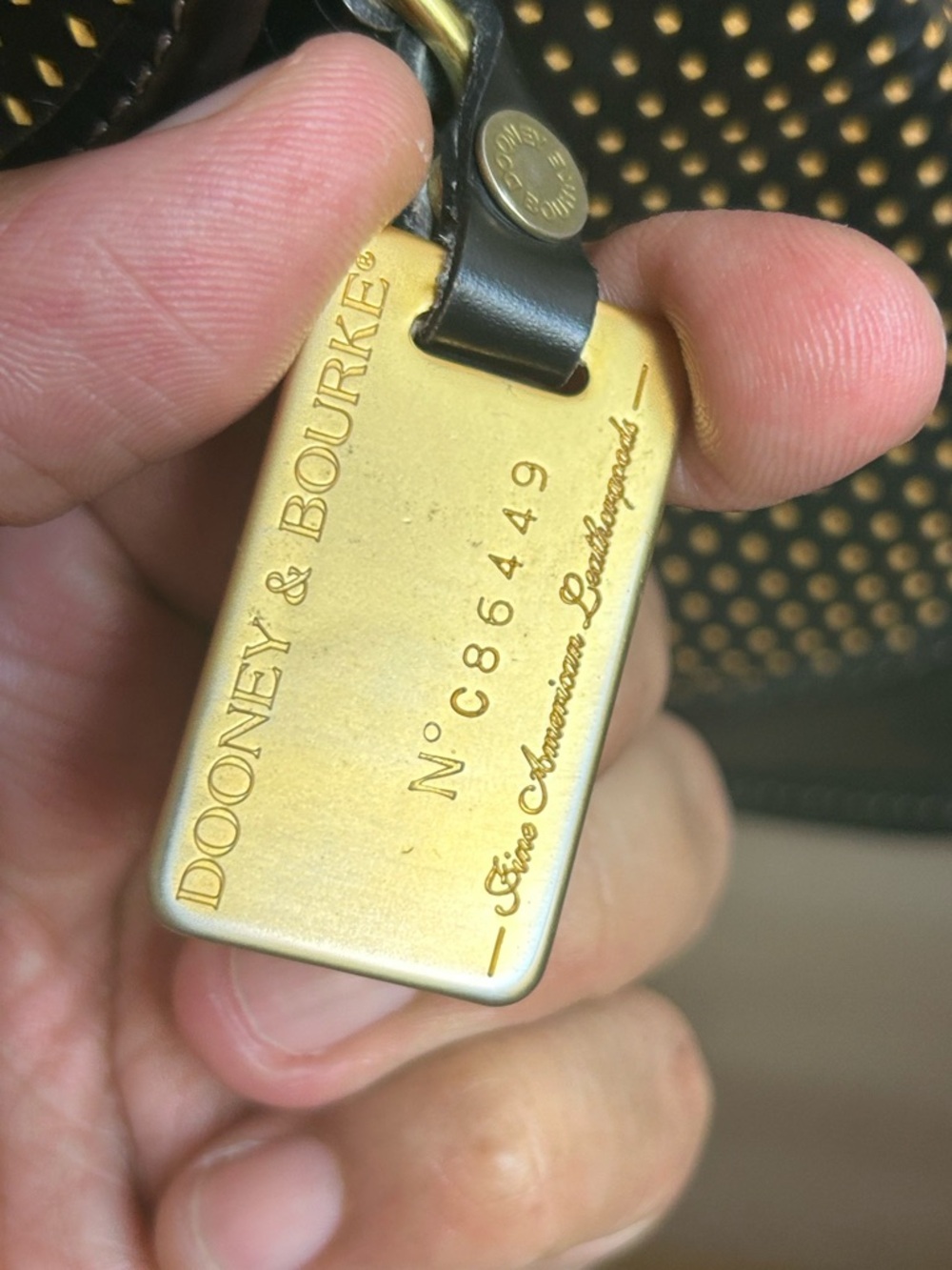 Vintage Dooney & Bourke Cabriolet Leather Backpack - Picture 7 of 11